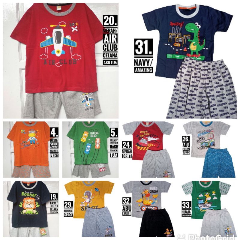 B Setelan Little M Anak Laki Laki size XS S M L XL