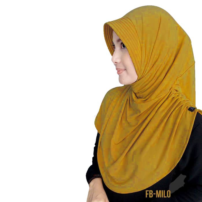 Jilbab instan bergo saula