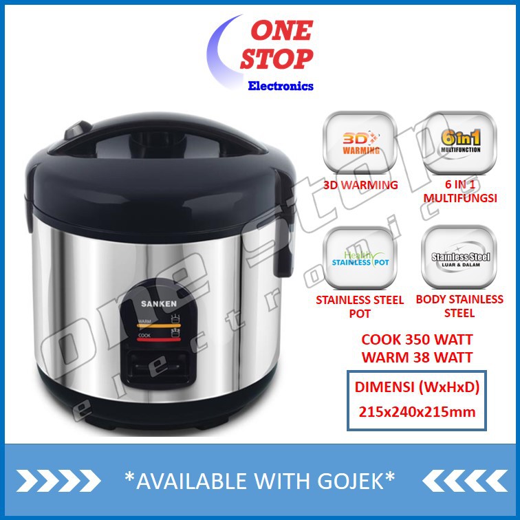Jual SANKEN SJ130H RICE COOKER 1 Liter Shopee Indonesia