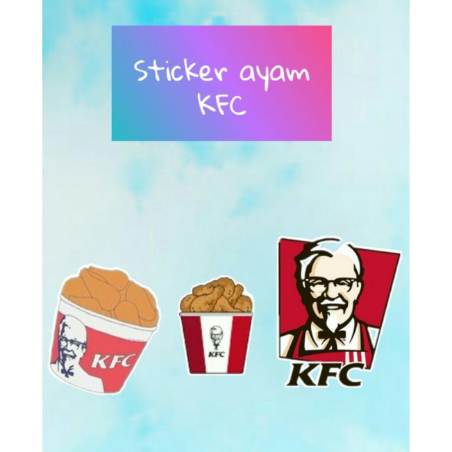 

Sticker KFC murah lucu