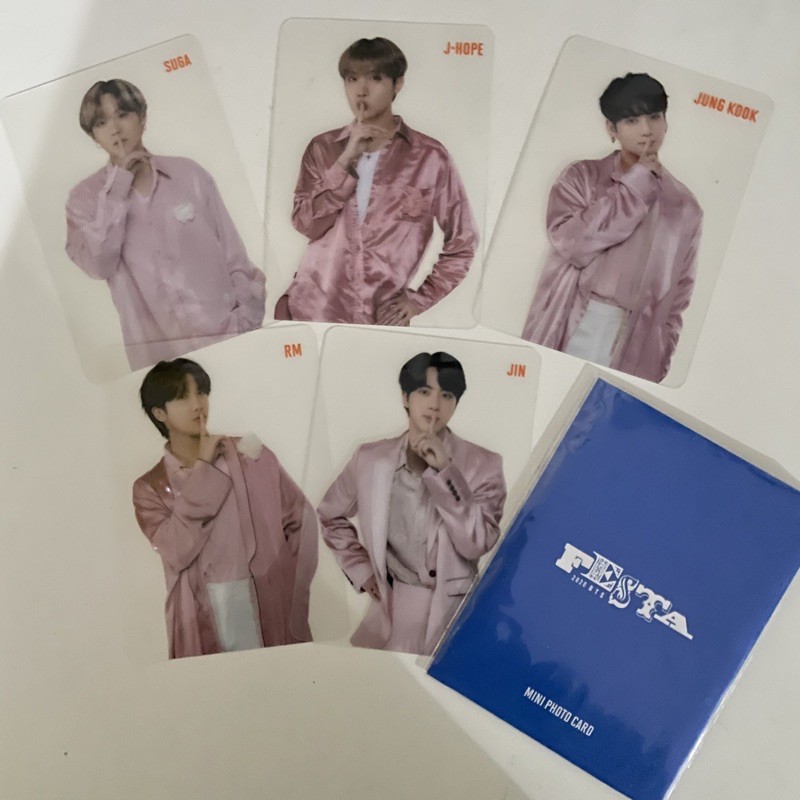 [Ready Stock] Official Mini Photocard BTS Festa Mood Light
