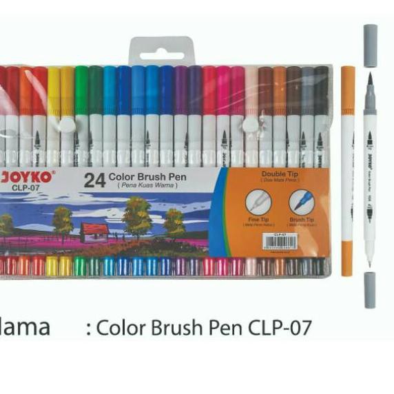 

Spidol Brush pen Joyko 24 warna CLP 07