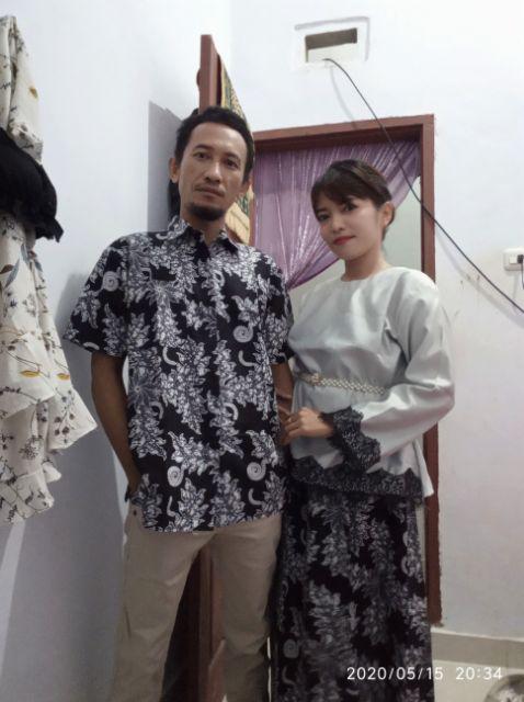 Batik Sarimbit Gamis Brokat Dan Kaen Tuwil Model Masa Kini