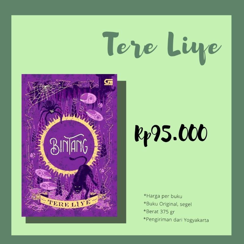 Novel Bintang - Tere Liye - Serial Bumi