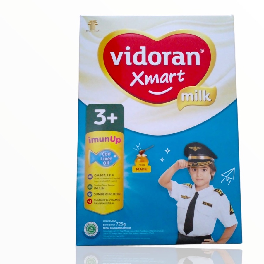 Vidoran Xmart 3+ Madu 725 gr/Vanila 725gr