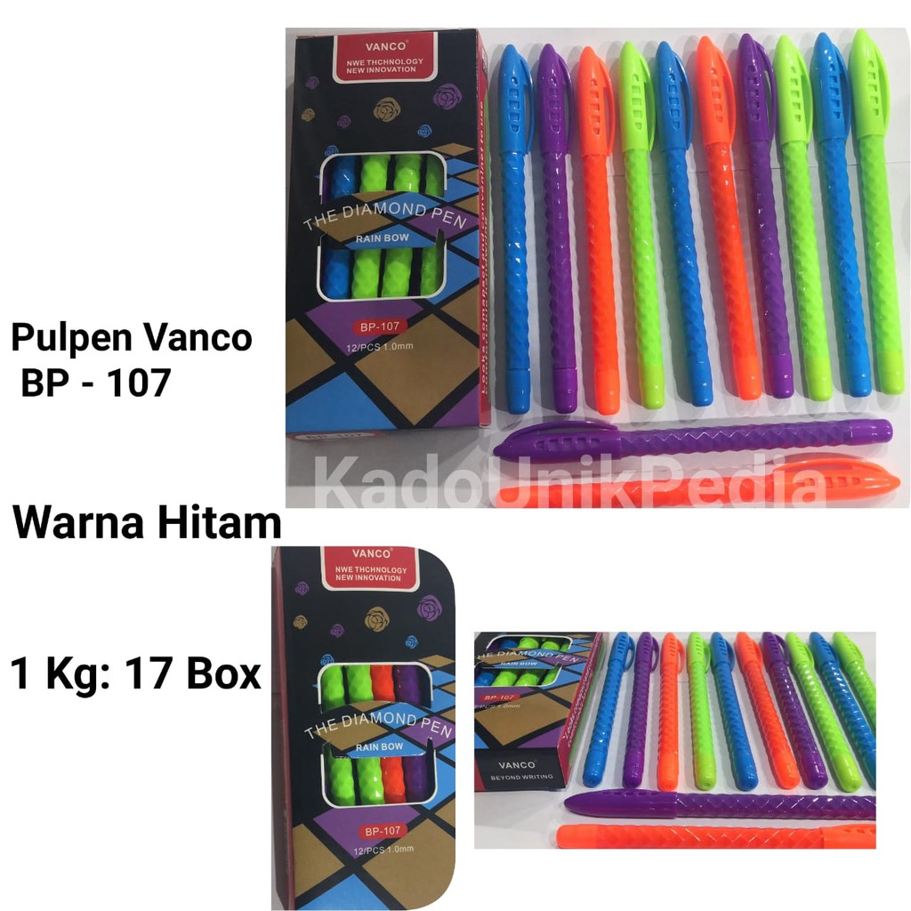 KUP - COD MURAH PULPEN VANCO BP107 - PEN VANCO - PENA / PULPEN BERKUALITAS