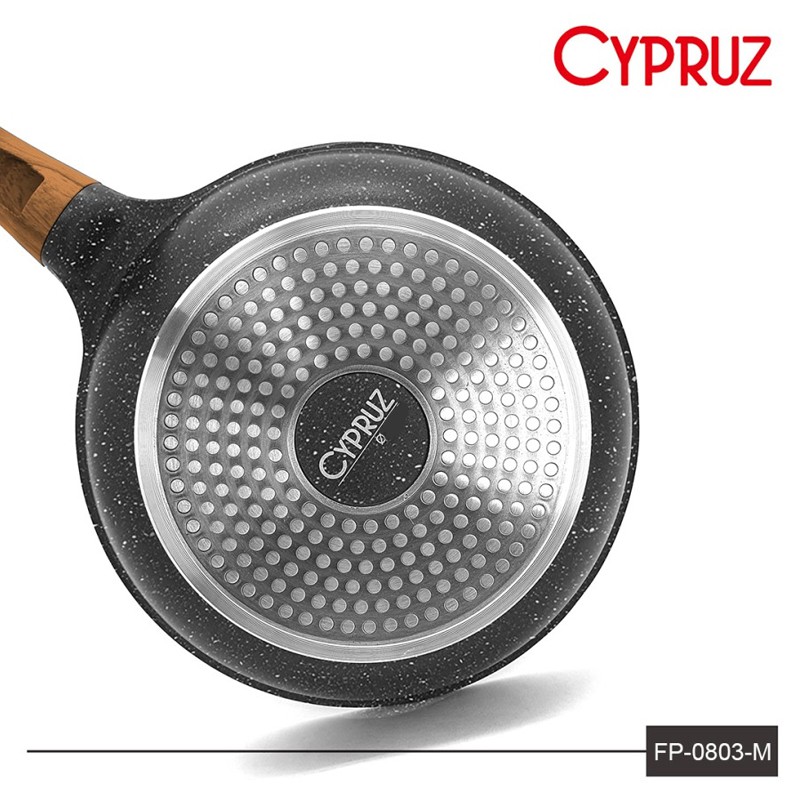 Cypruz Die Cast Marble Fry Pan 26 Cm FP-0803-M