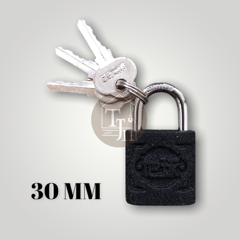 GEMBOK GLOBE HITAM KUNINGAN ukuran 30mm / GEMBOK PAGAR MOTOR KOPER PINTU RUMAH merk GLOBE 30mm