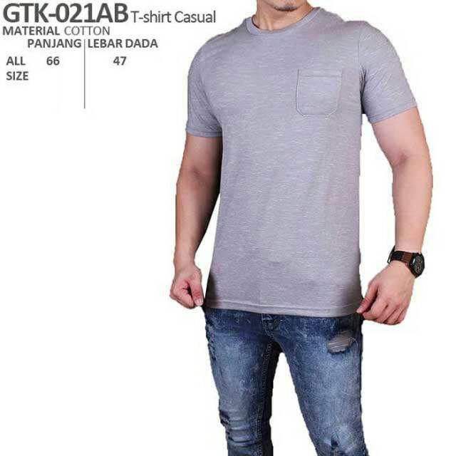 Kaos casual fit sport fitness abu