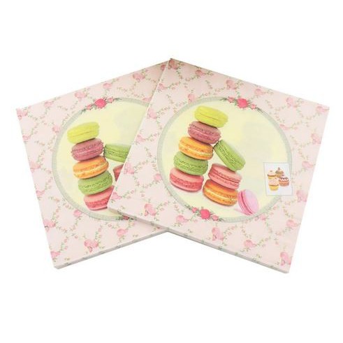 Decoupage Napkin - Tissue Decoupage 2Ply KC - Macaron