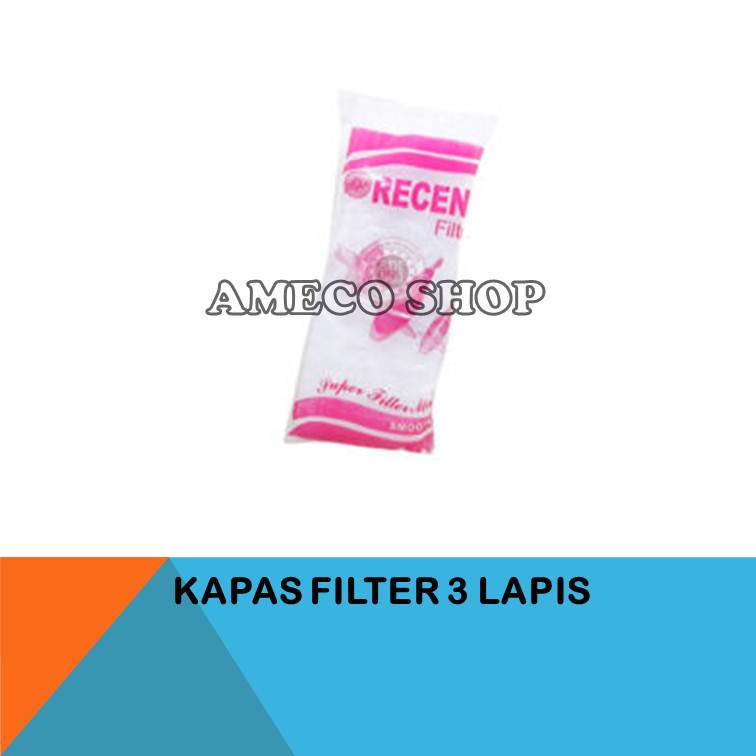 Kapas Filter Kapas Aquarium Kapas Dacron Kapas Busa Putih 3 Lapis