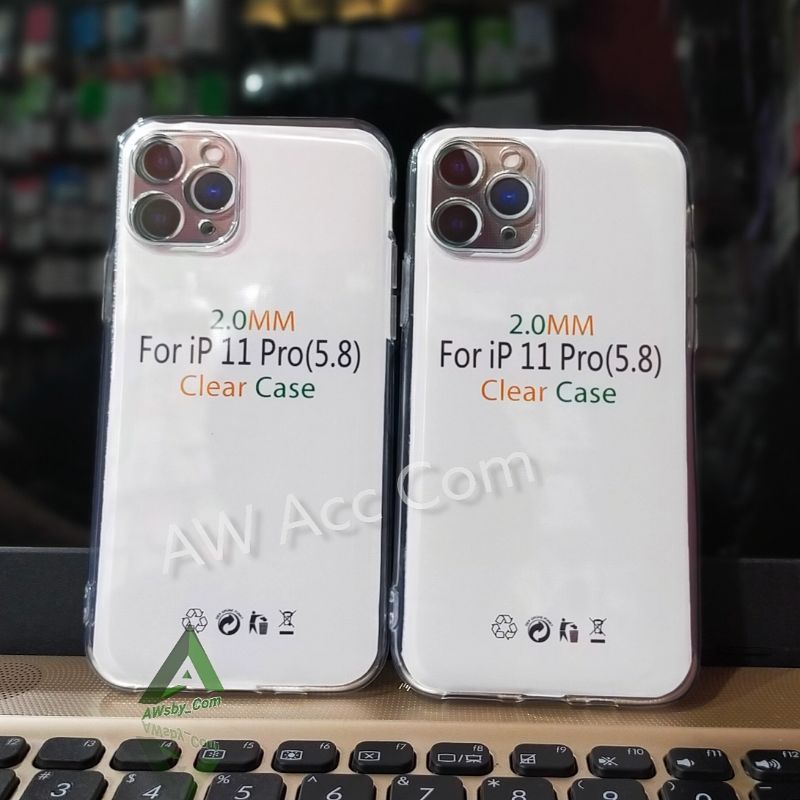 Clear Case  Iphone X/XS/XR/11 PRO(5.8)/11 Pro Max/XS Max Bening Tebal Transparan