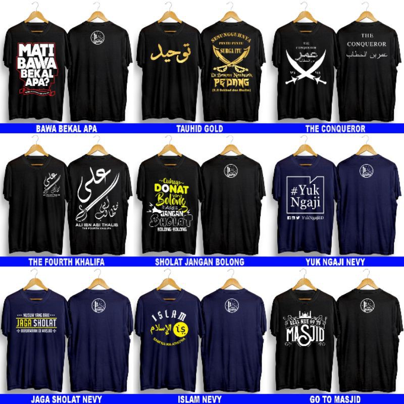 Kaos Dakwah Tauhid Islami Muslim kekinian