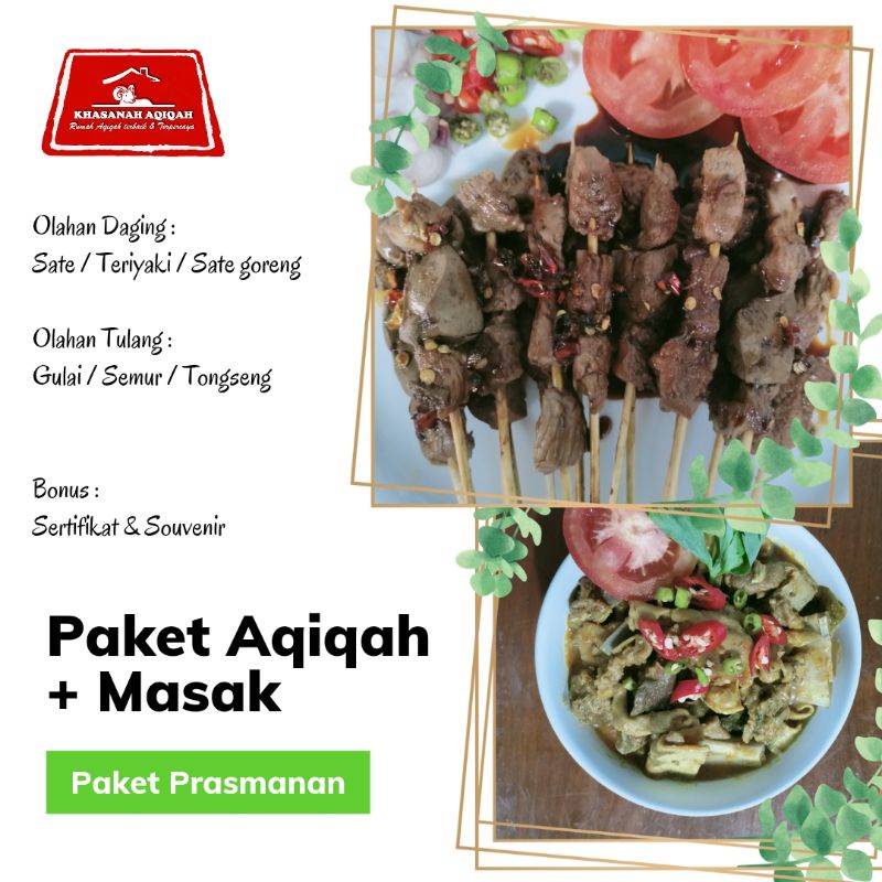 

paket aqiqah + masak anak laki laki