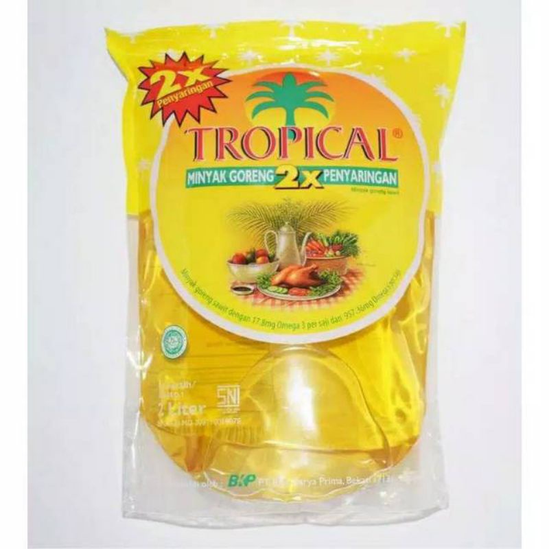 

{SerbaMurah2904} MINYAK GORENG Tropical Minyak Goreng Refil 2000ML