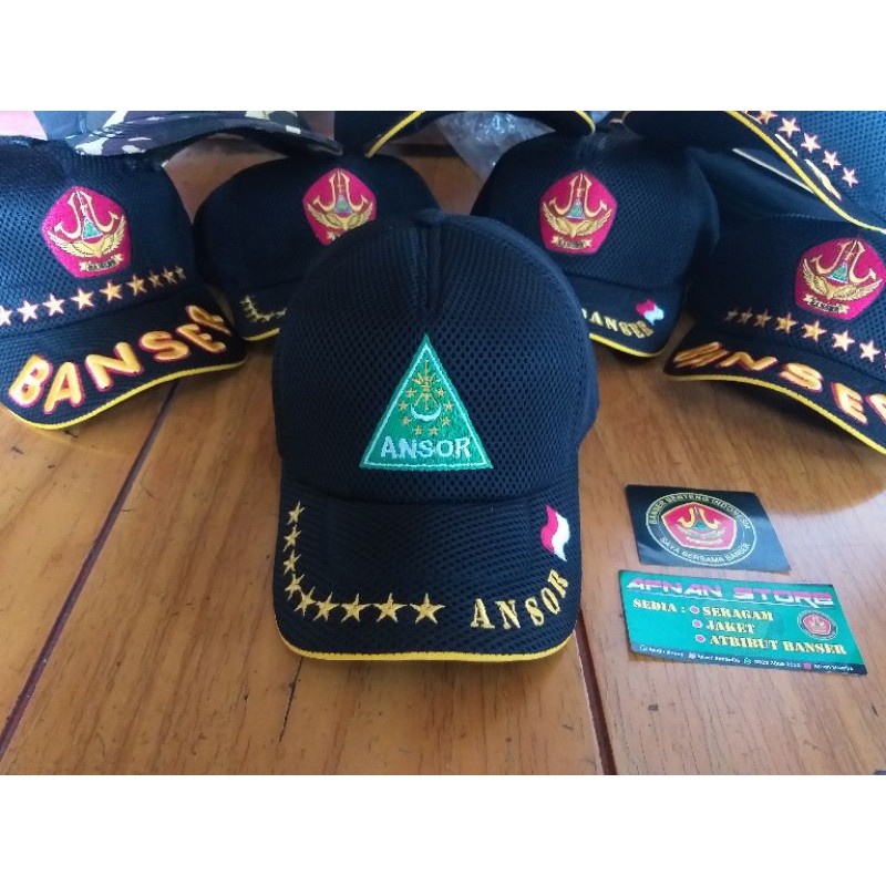 Topi BANSER BINTANG 9 Bisa tambah nama dan lokasi