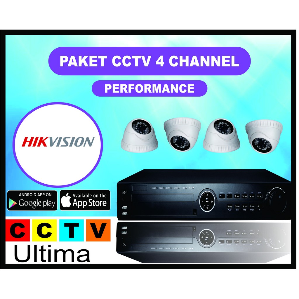 PAKET CCTV HIKVISION PERFORMANCE IP