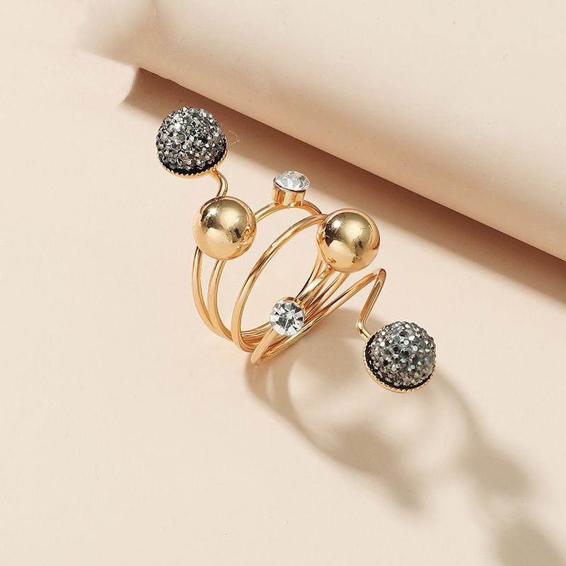 Cincin Syal / Hijab Gaya Korea Bentuk Geometri Bahan Alloy Untuk Wanita Muslim