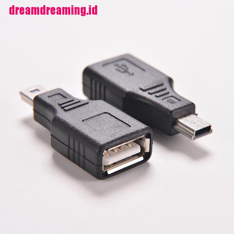 Kabel Adapter USB 2.0 A Female Ke Mini USB B 5 Pin