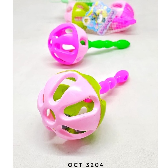 MAINAN BAYI / KERINCINGAN BAYI / RATTLE TOYS MURAH ISI 2 PCS