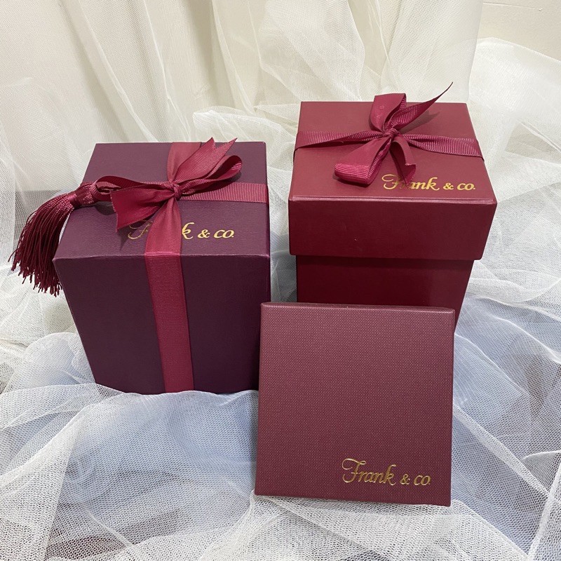 Ready/ Box doang Kotak Serbaguna Frank n co Frank&Co Mahar Papper bag Beludru Velvet Perhiasan Jewel