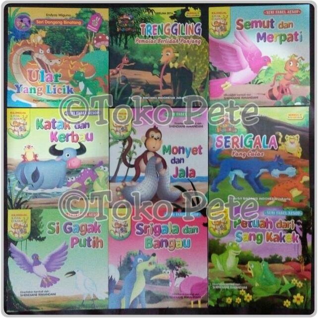 Buku Cerita Anak/Dongeng/Bergambar Bilingual/Seri Cerita ...