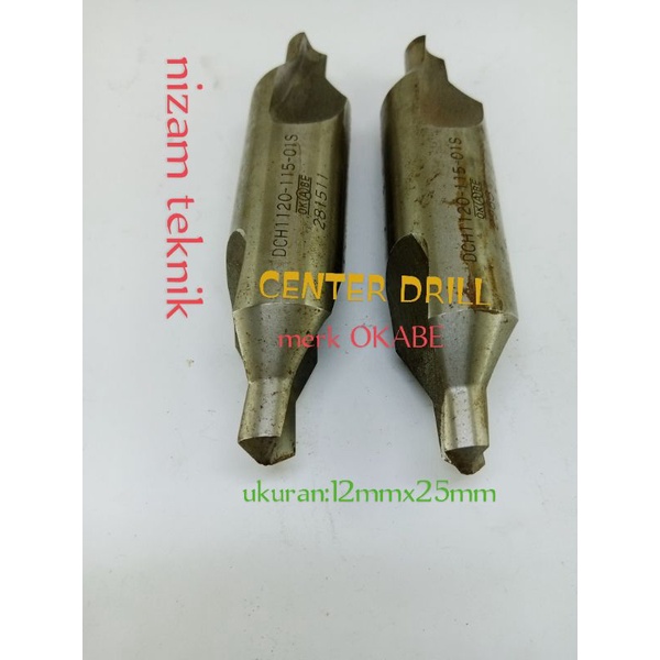 CENTER DRILL 12X25 BOR CENTER BOR