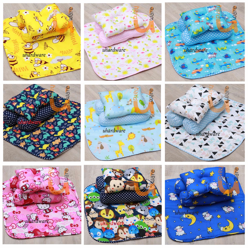 FREE TAS MIKA!! Matras Perlak Set Guling Bantal Peang baby bedding set Perlak Bayi Gift Set