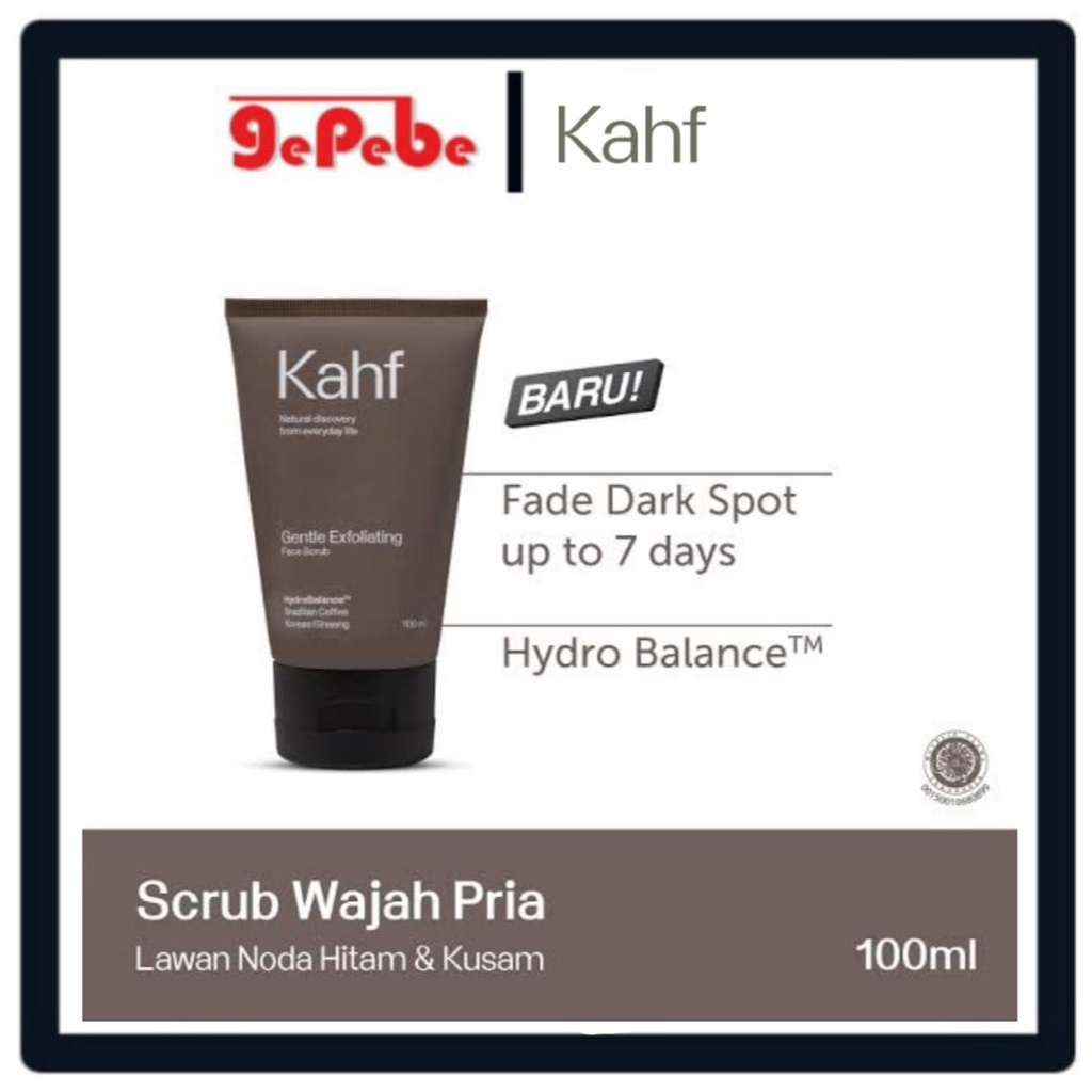 Kahf Gentle Exfoliating Face Scrub 100 ml