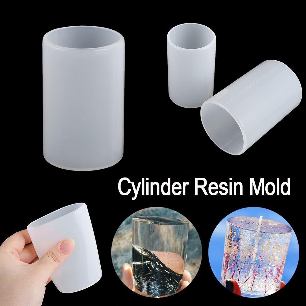 Solighter Cylinder Resin Mold DIY Craft Membuat Perhiasan Cetakan Handmade Casting