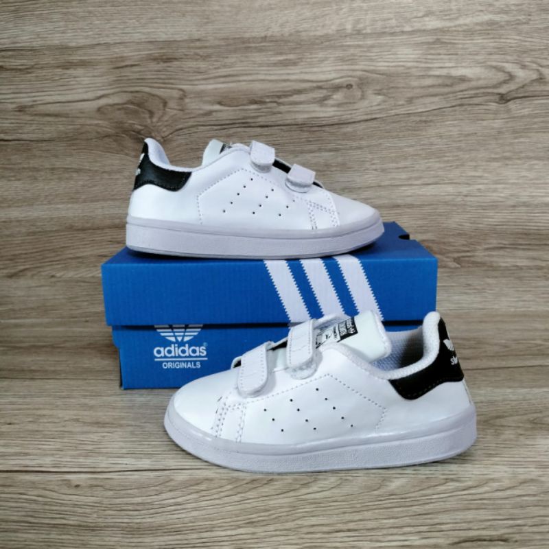 SEPATU ANAK ADIDAS STANSMITH VELCRO SEPATU PUTIH ANAK SEPATU ANAK LAKI LAKI PEREMPUAN