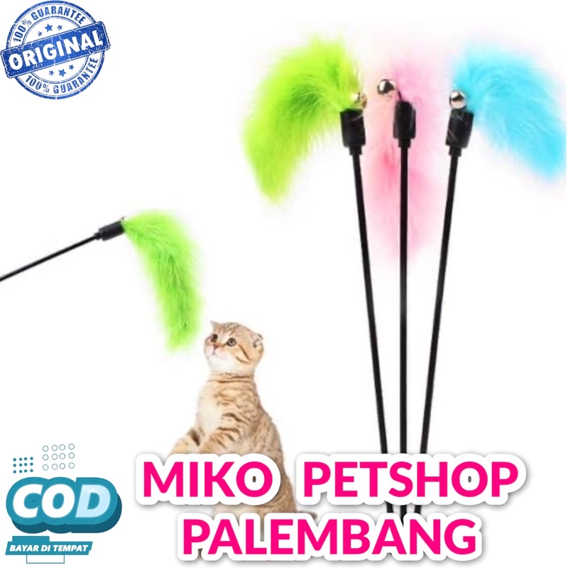 Mainan kucing Stick Bentuk Ekor