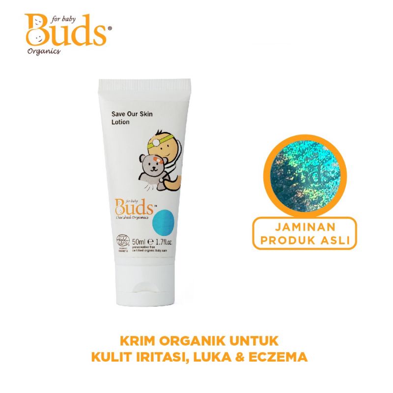 Buds Cherished Organics Save Our Skin Lotion 50ml