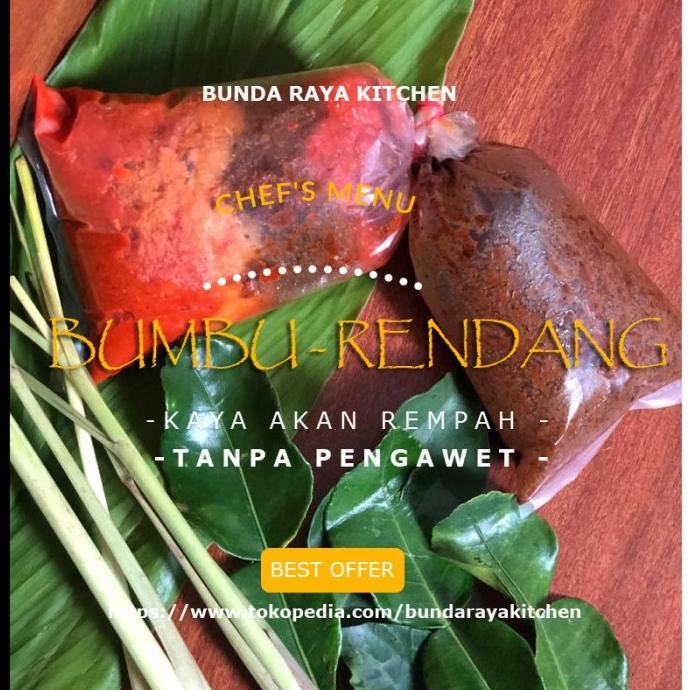 

[[COD]] Premium Bumbu Rendang / Mamak Raya /Tanpa Pengawet/Rasa Resto Padang ! TERLENGKAP Kode 438