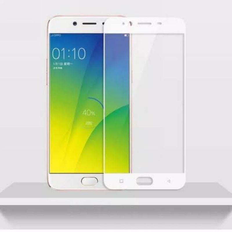 Tempered Glass oppo F5 Antigores Full Screen oppo F5 White