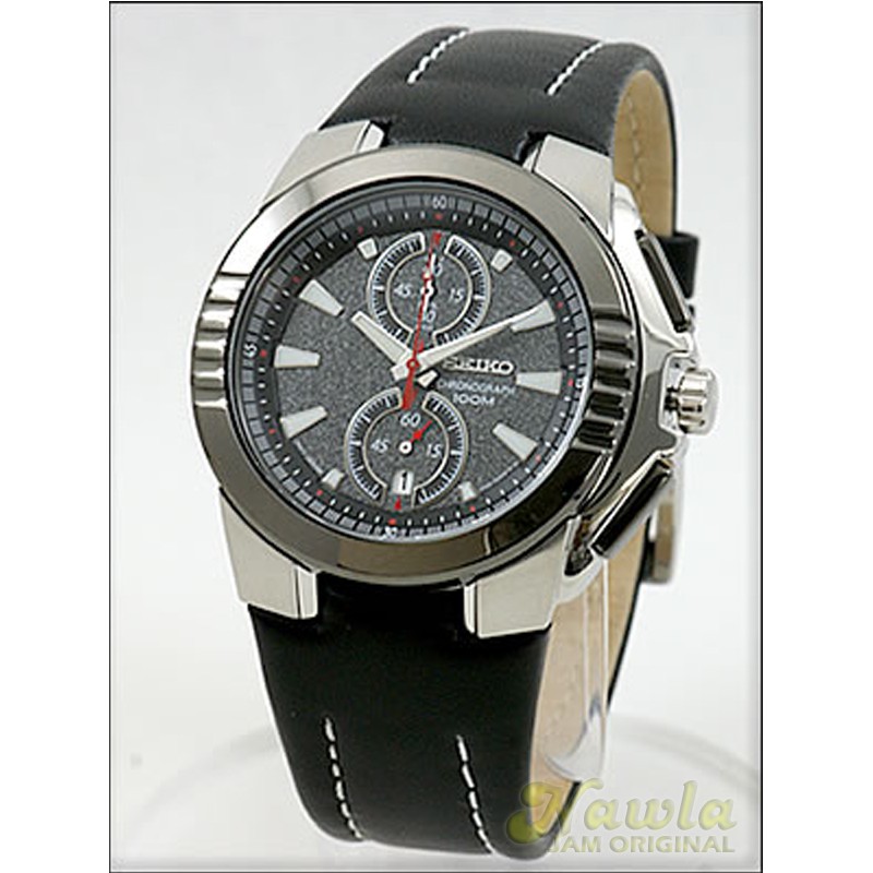 Seiko Mens SNN147P1 Quartz Chronograph Grey Dial | Jam Pria SNN147