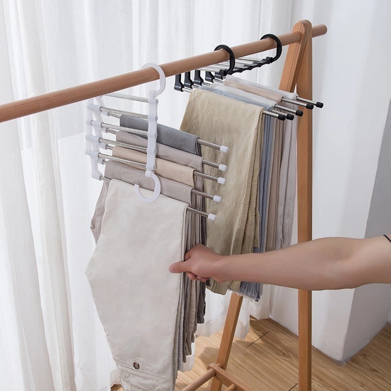 multifunctional pants rack - gantungan celana