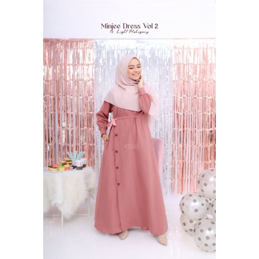 Min Jee Dress Vol 2 By Etuzi | Dress Lebaran Murah Ori