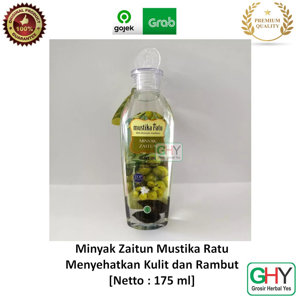 Minyak Zaitun Mustika Ratu Menyehatkan Melembabkan Kulit Rambut Bibir