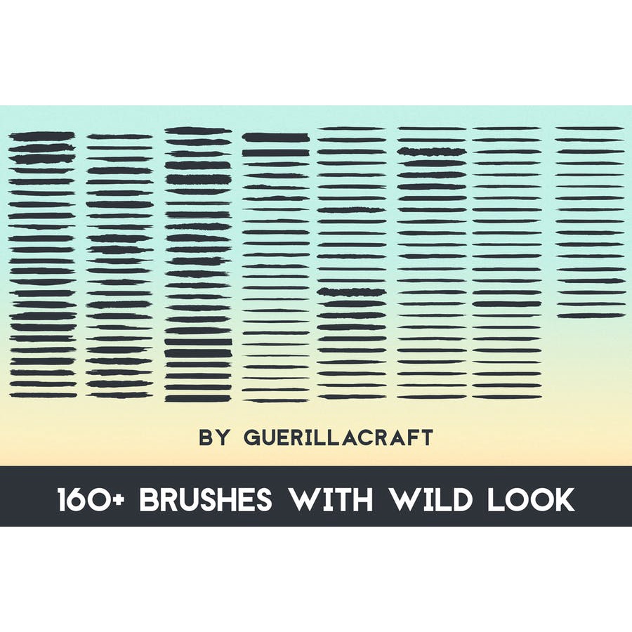 160 Wild Strokes   - Illustrator