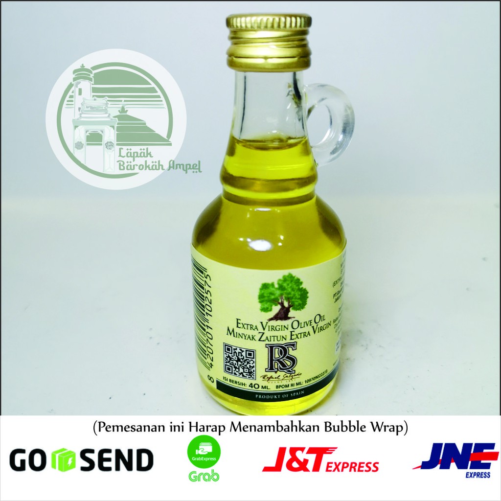 

Extra Virgin Olive Oil /Minyak Zaitun Merk "RS" RAFAEL SALGADO 40 ml
