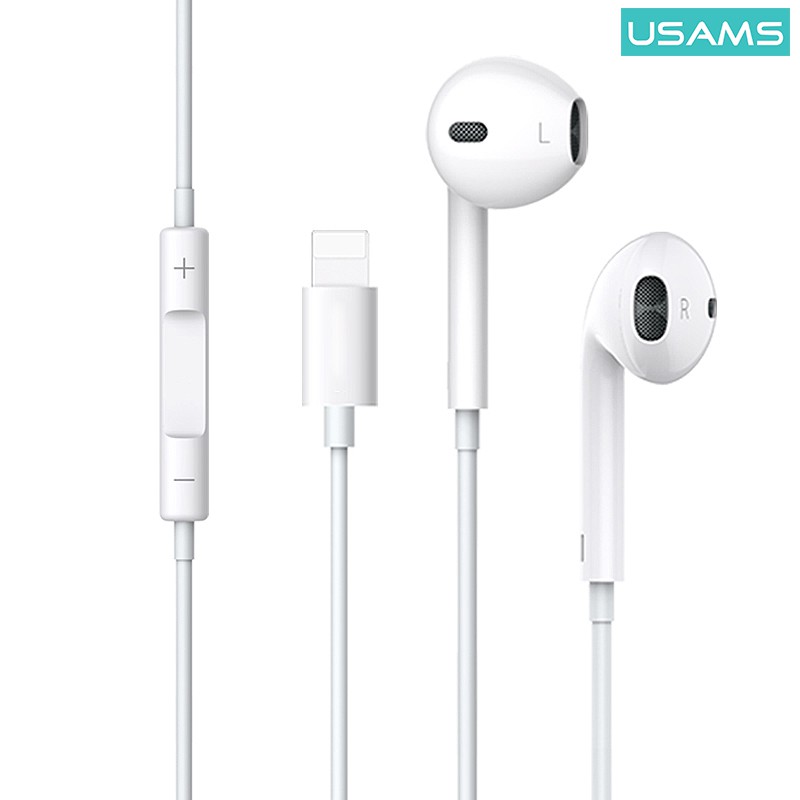 USAMS EP24 Lightning Earphone with Mic / Headset Lightning