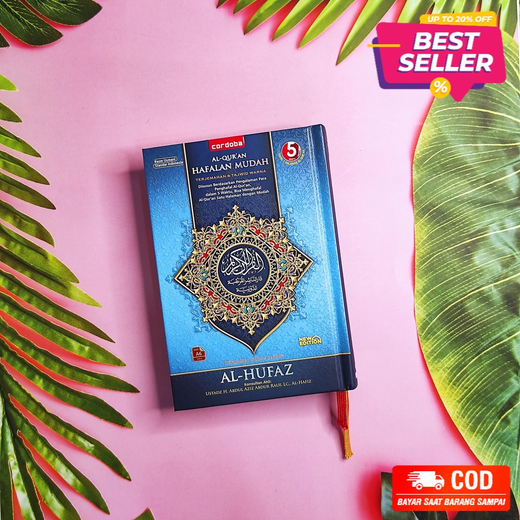 Al Qur'an Hufaz A6 HC ukuran paling kecil ringan dibawa kemana mana ORIGINAL