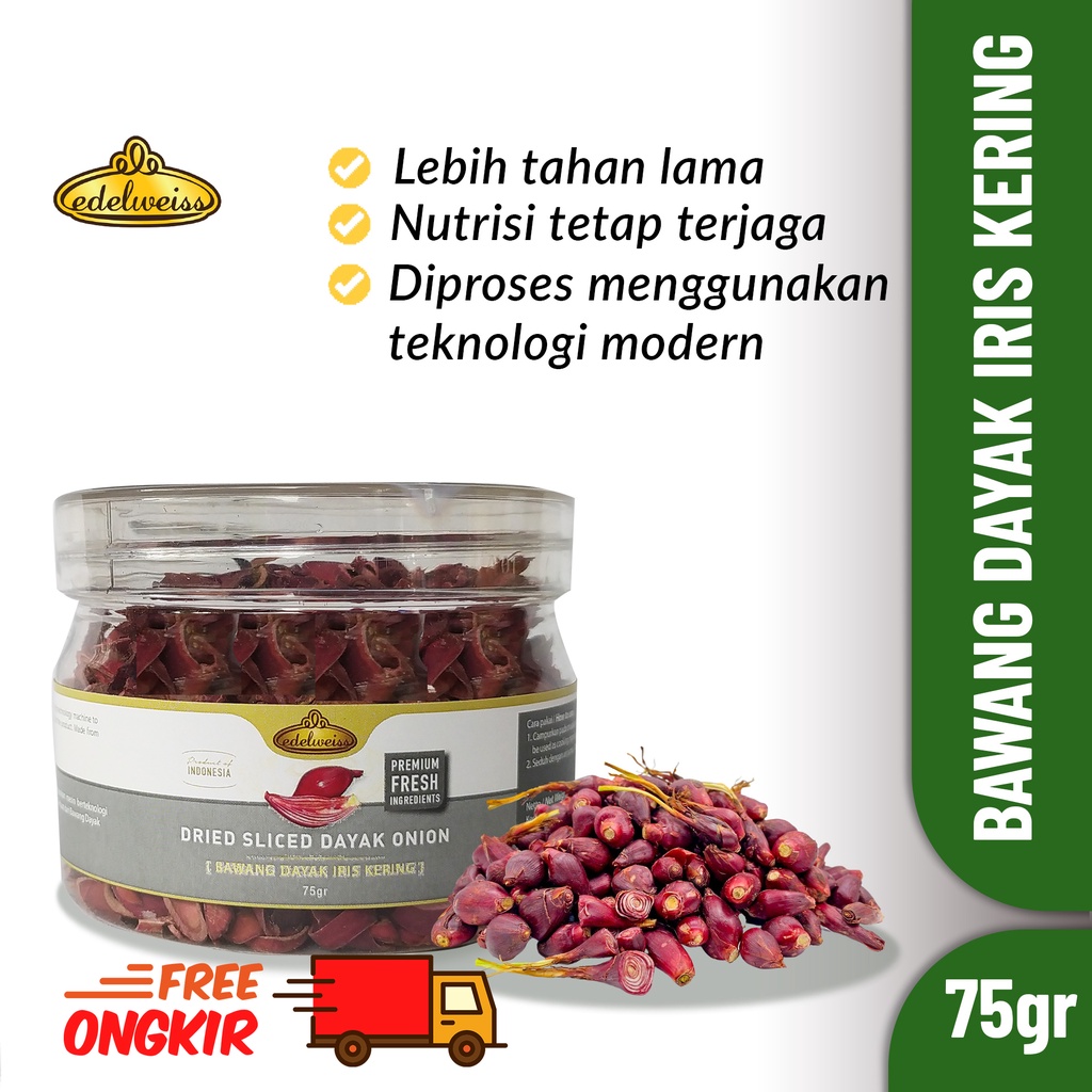 

Edelweiss Rempah Bawang Dayak Kering Asli Kalimantan Teh Herbal Organik 50gr (Dried Dayak Onion)