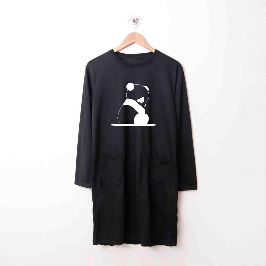 model tunik hijab terbaru Panda sad terkini ootd