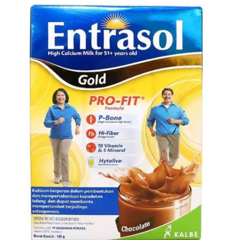 

Entrasol gold coklat / Vanila / Original 170gr