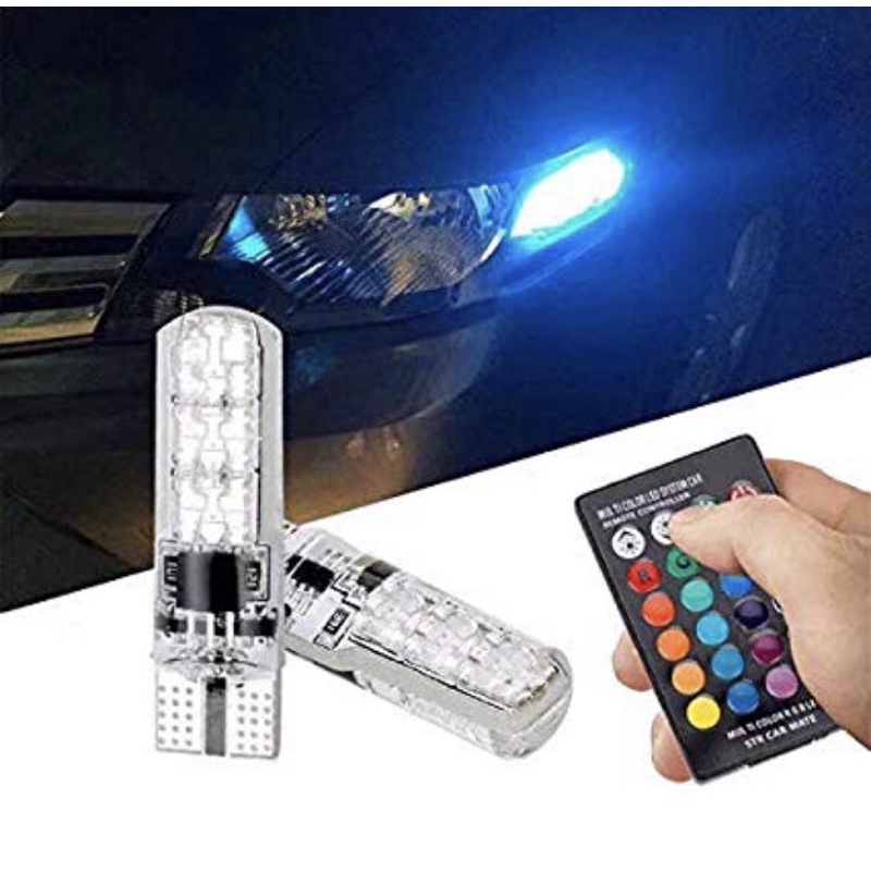 12VOLT - T10 RGB SMD5050 + REMOTE