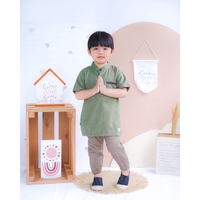 Koko Anak Katun Madina Neeca Kiddos Size 1-5 Tahun Murah