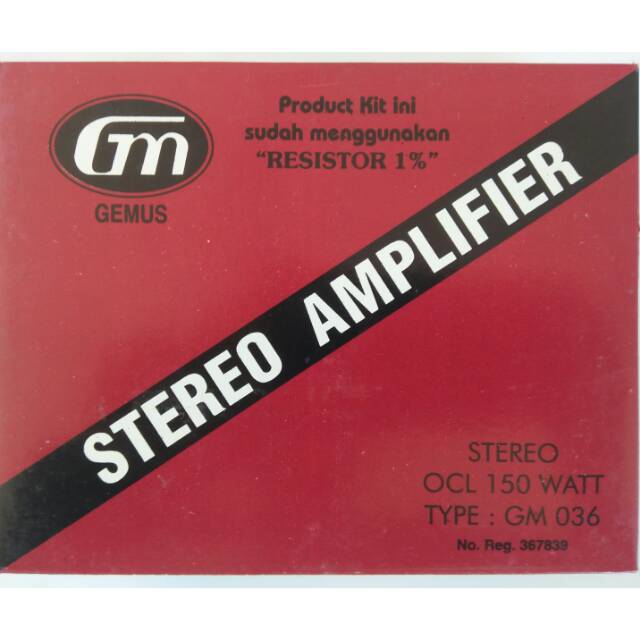 Kit power amplifier stereo 150 watt