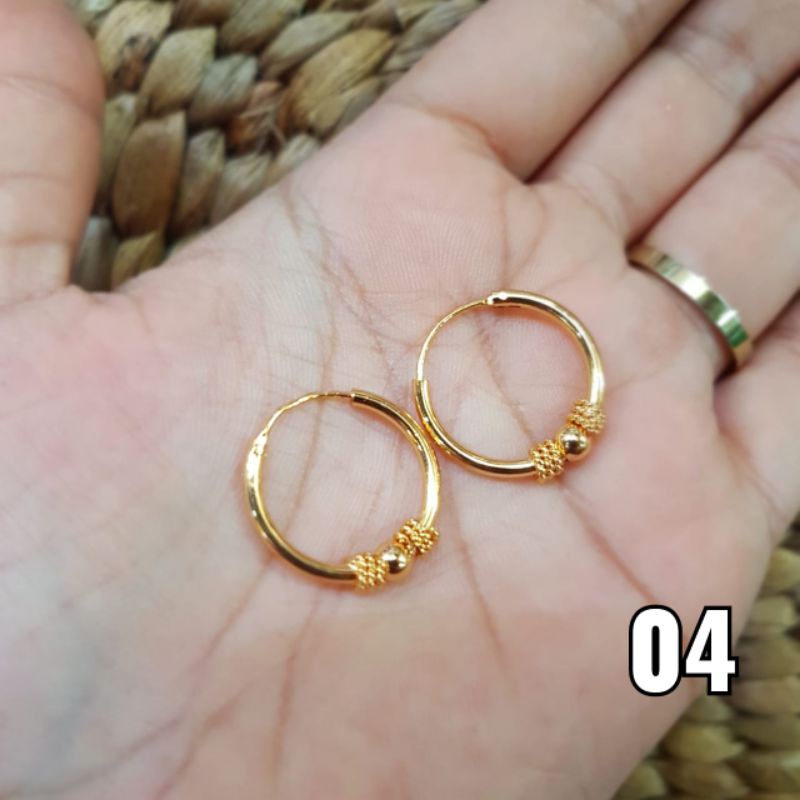 Anting Replika lapis emas